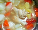 รูปขั้นตอนการทำที่ 6 ของ ซุปมันฝรั่งน่องไก่ #เมนูลูกน้อย