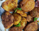 क्रिस्पी फ्राइडआलू टूक (Crispy fried aloo tuk recipe in Hindi) रेसिपी चरण 6 फोटो