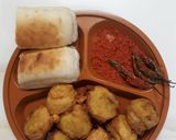 A picture of step 5 of Batata Vada.