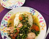 Foto del paso 4 de la receta: Arroz c/pollo arvejado
