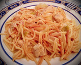 Foto del paso 13 de la receta: Fideos dorados con pechuga de pollo en trozos