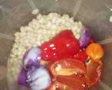 A picture of step 1 of Fried bread in bean paste.