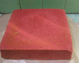 Foto langkah ke 11 dari resep Red Velvet Cake Simple.