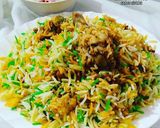 A picture of step 8 of Chicken Biryani.