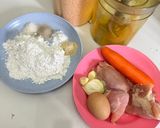 Foto langkah ke 1 dari resep Crumble Chicken Nugget Ayam Wortel Keju.