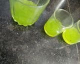 A picture of step 2 of Multi Layered Fruity Pudding Without Gelatine Agar Agar.