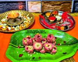 केसर इलायची रोज़ फ्लेवर ड्राई फ्रूट्स मावा रोल - रक्षाबंधन स्पेशल इंस्टेंट मिठाई रेसिपी चरण 8 फोटो