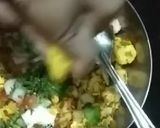 A picture of step 2 of Chana jor garam chaat.