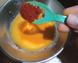 A picture of step 4 of Andey wala gosht.