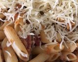 Foto del paso 8 de la receta: Pasta con salsa de carne y setas al vermouth rojo de Xaló🍸