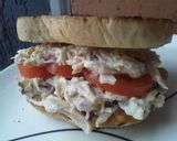 Foto del paso 8 de la receta: Sándwich🍞🍅🍗 de pollo🤔🥪😋