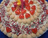 Különleges habkönnyű torta 🎂Rebarbara-🌿 mascarponés🎂 pudingos- tejszínes- torta recept fázis 13 fotója