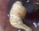 Hình bước làm 1 của món Gà hấp nước tương