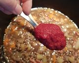 Une image de l'étape 7 de Lentilles vertes aux lardons et aux légumes.