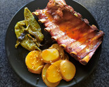 Foto del paso 6 de la receta: Costillas ibéricas adobadas asadas con guarnición