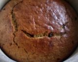 A picture of step 10 of Naked Moist Lemon-banana cake with chocolate chips.