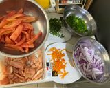 Foto del paso 1 de la receta: Tallarín saltado criollo de pollo