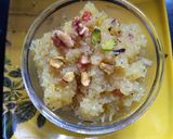 A picture of step 4 of Narali bhat/coconut rice.
