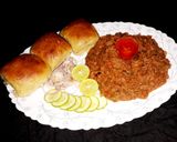 A picture of step 7 of Pav bhaji.