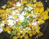A picture of step 3 of Raw papaya Bhaji.