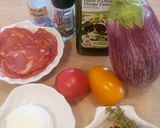 Une image de l'étape 1 de Aubergine farcie en Éventail.