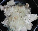 Foto del paso 3 de la receta: Pastel de pollo con puré de papa y zapallo