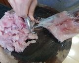 Hình bước làm 1 của món Chả cá thu hấp