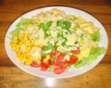 Hình bước làm 3 của món Salad sốt dầu mè mù tạt
