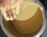 A picture of step 2 of Gujarati Khaman.
