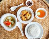 Foto langkah ke 4 dari resep Dadar Jagung + Sayur Asem Ndeso #5hari.