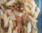A picture of step 6 of Baked white sauce pasta.