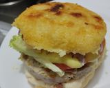 Foto del paso 12 de la receta: Arepa rellena de fiambre de pollo casero🫓🥙🥯