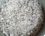 A picture of step 1 of Homemade Coconut burfi.