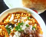 A picture of step 5 of Misal Pav (homemade masala).