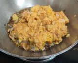 A picture of step 5 of BESAN WAALI MOOLI..