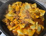 Foto del paso 4 de la receta Raviolis con pisto y criollos