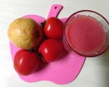 Foto langkah ke 5 dari resep Jus jambu biji merah (guava) mix tomat.