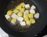 Foto langkah ke 2 dari resep Sayur Santan Kacang Panjang Tahu.