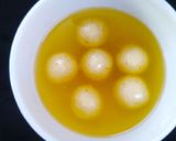 A picture of step 4 of Ras Malai.