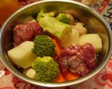 【北海道白醬燉】【北海道白醬湯】輕鬆作紅白燉肉湯的食譜步驟2照片