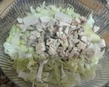Foto del paso 2 de la receta Ensalada César con caballa y sin picatostes