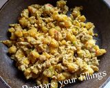 A picture of step 1 of Plantain Egg Samosa/ Spring Rolls.