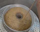 Foto langkah ke 7 dari resep Bolu Pisang kukus anti Gagal Takaran sendok (Tanpa Mixer).