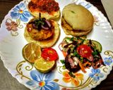 A picture of step 3 of 🌿 Emerald Spice Chicken Curry with Punjabi Vada Sliders.