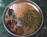 A picture of step 1 of Chole bhature.