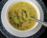 A picture of step 4 of Mix veggies punjabi kadhi.