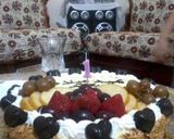 صورة لخطوة 1 من وصفة كيكة سهلة لعيد الميلاد 😋😋🥧🥧🍰🍰
