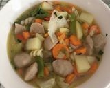 Foto langkah ke 6 dari resep Sop bakso makaroni 🍲🍲🍲.