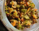 हरी-भरी भिंडी (Hari bhari bhindi recipe in hindi) रेसिपी चरण 3 फोटो