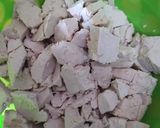 A picture of step 1 of Toasted tofu.